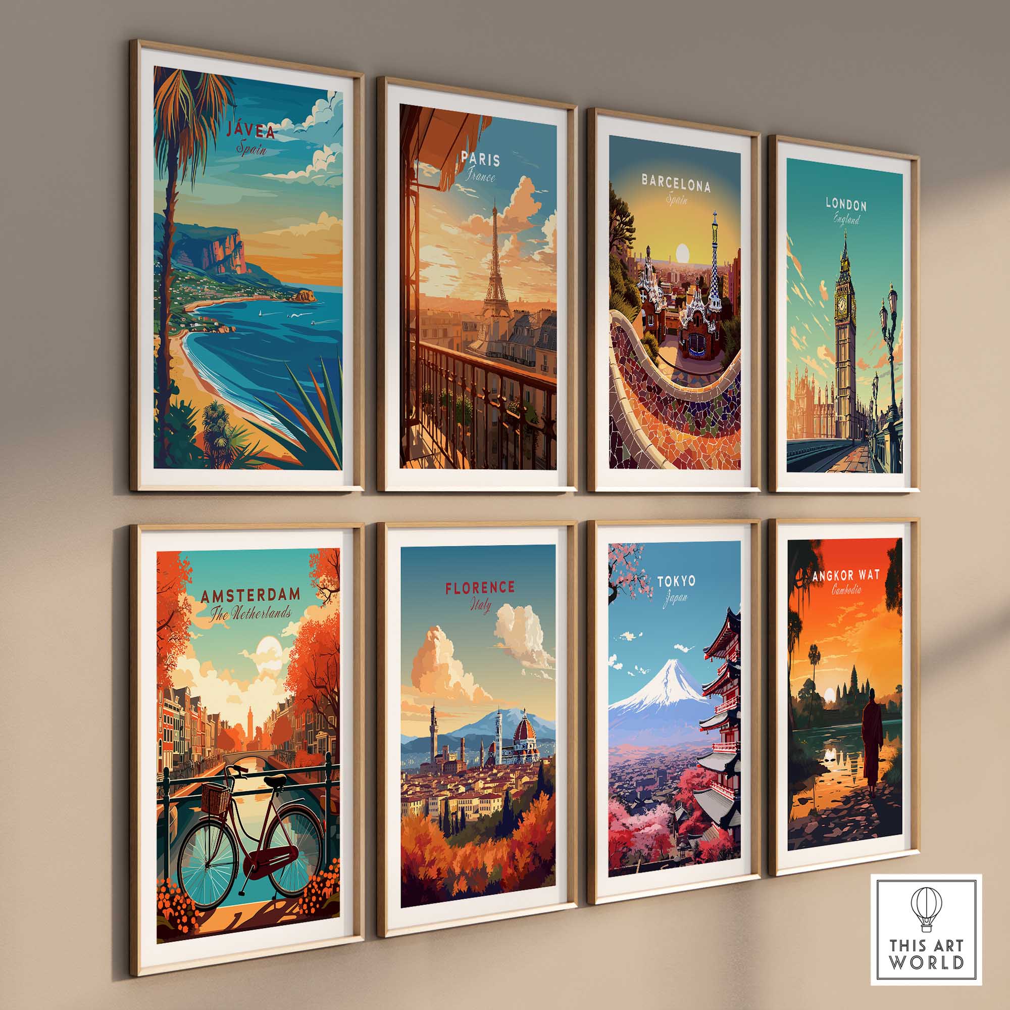 Javea Travel Print Spain-This Art World
