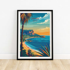 Javea Travel Print Spain-This Art World