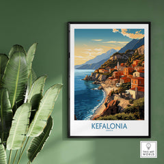 Kefalonia Poster part of our best collection or travel posters and prints - This Art World