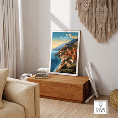 Kefalonia Print part of our best collection or travel posters and prints - This Art World