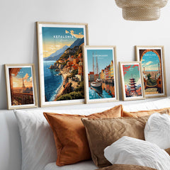 Kefalonia Print part of our best collection or travel posters and prints - This Art World