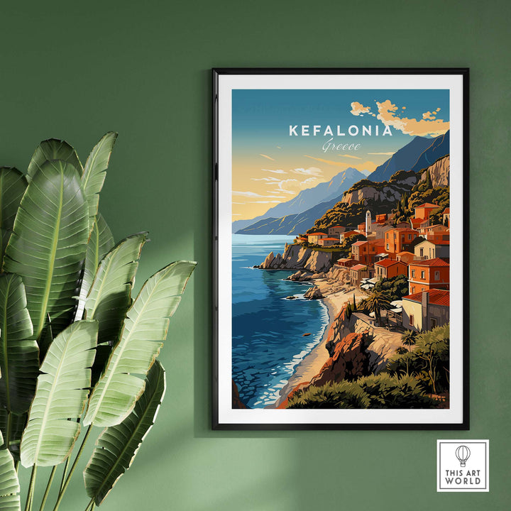 Kefalonia Print part of our best collection or travel posters and prints - This Art World