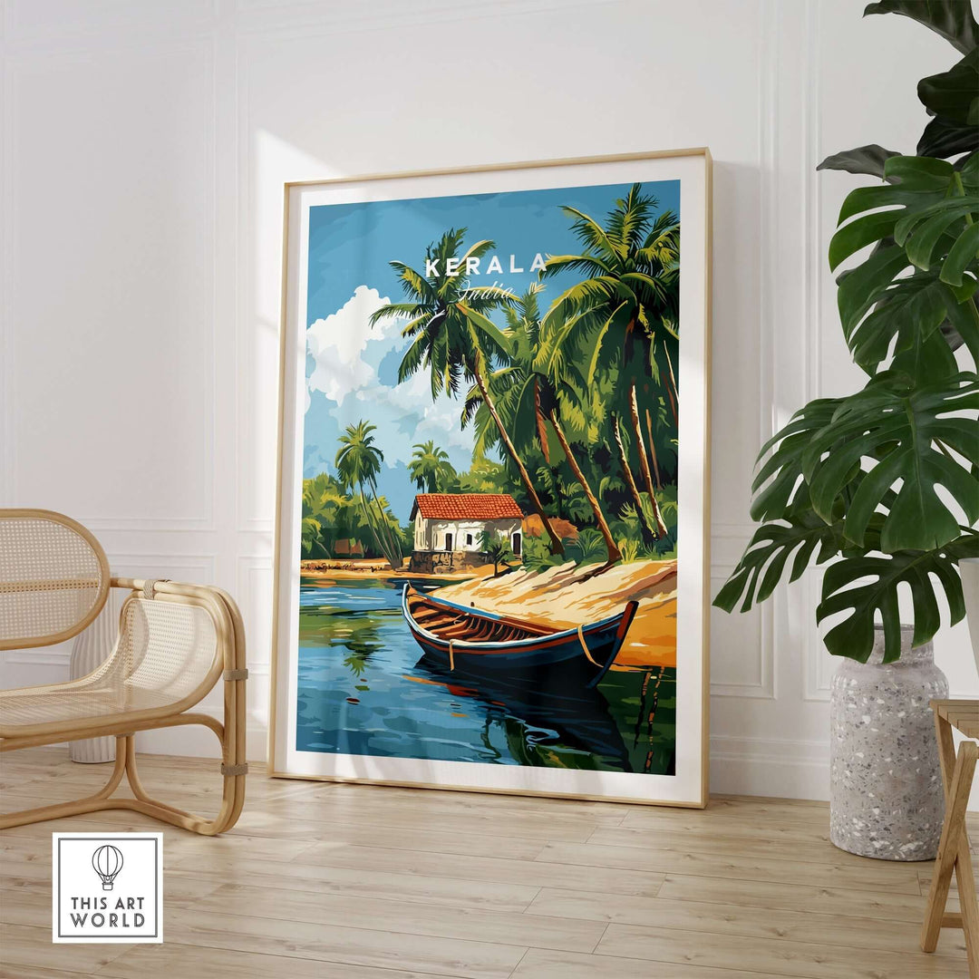 Kerala Travel Print India