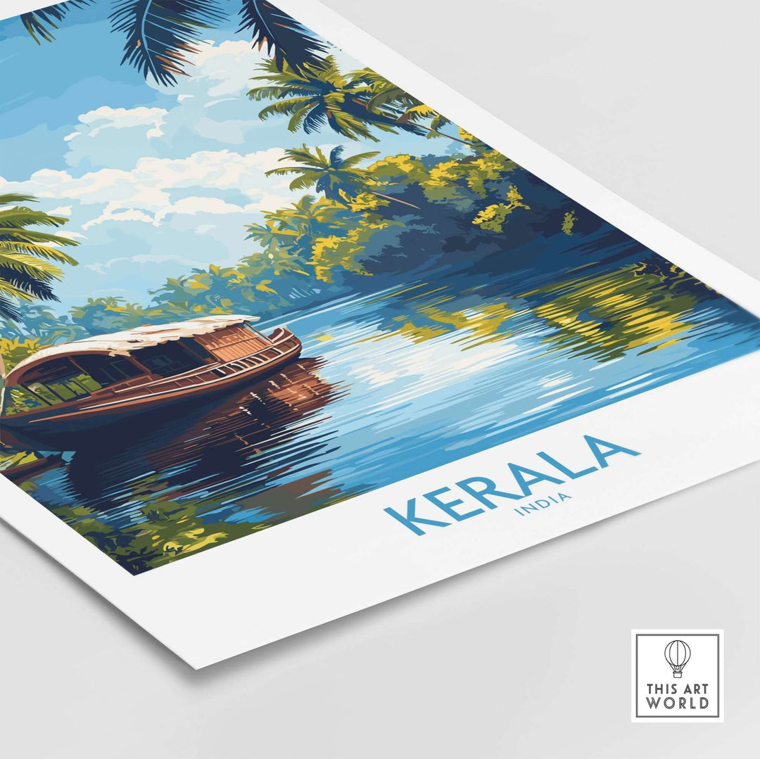 Kerala Wall Art Print India