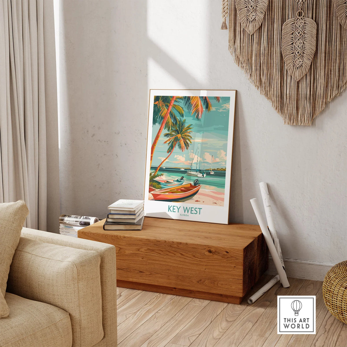 Key West Florida Poster-This Art World