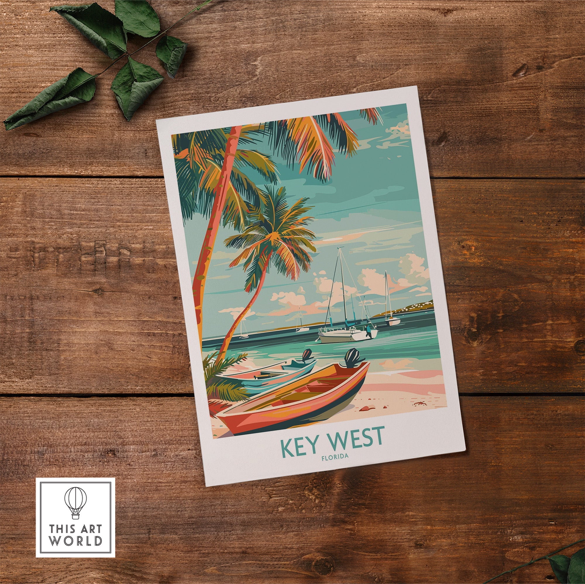 Key West Florida Poster-This Art World