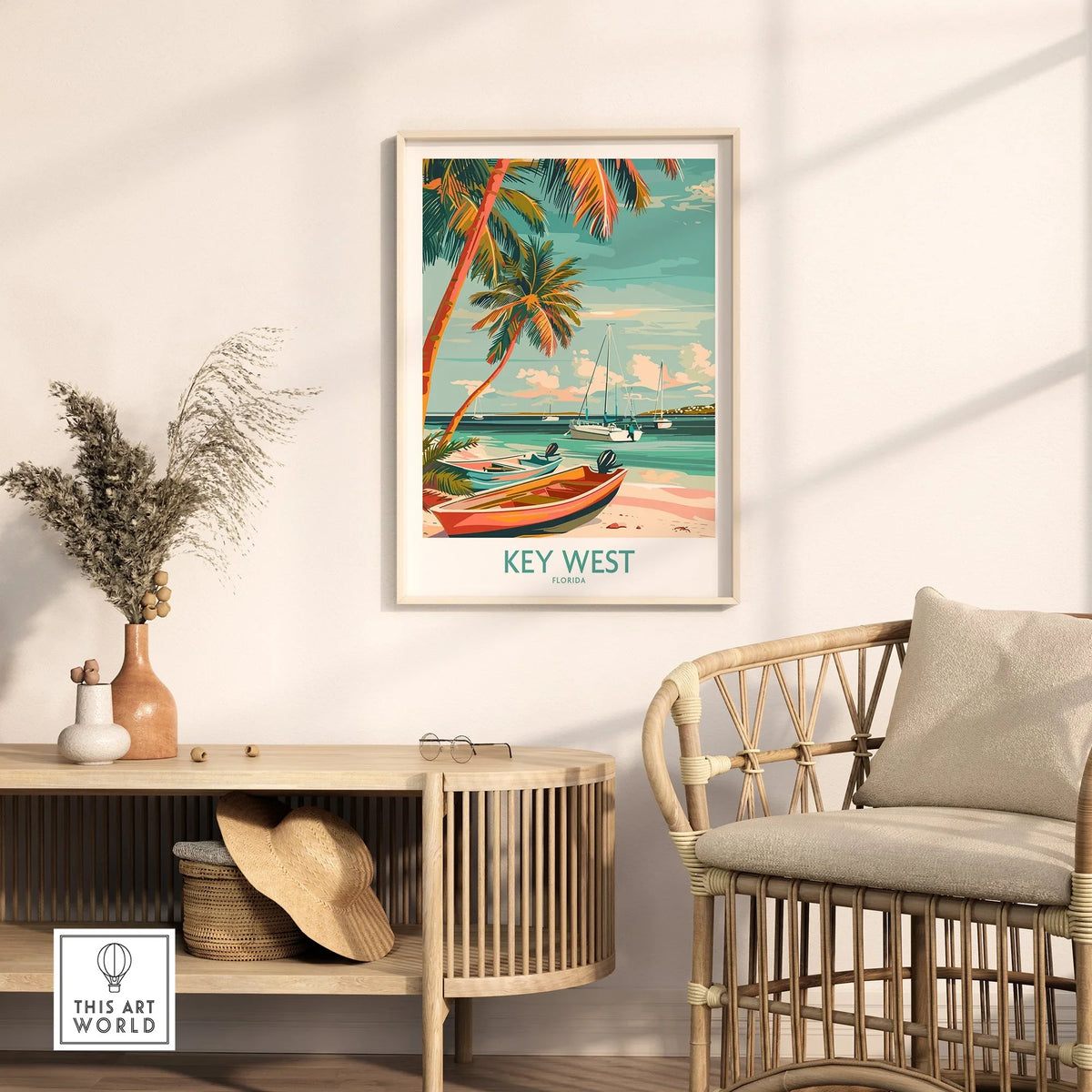 Key West Florida Poster-This Art World