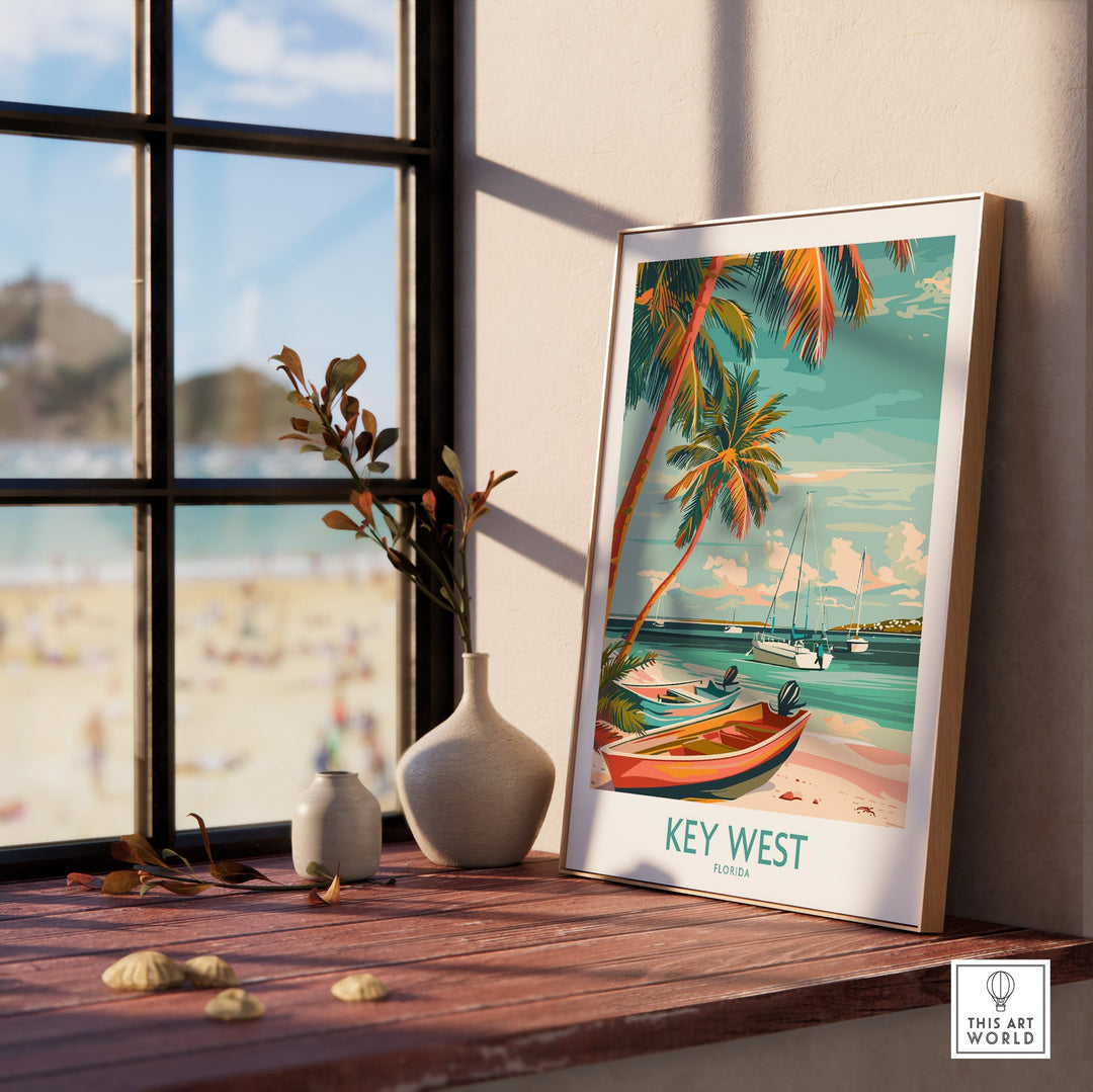 Key West Florida Poster-This Art World