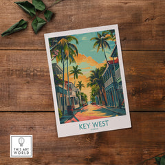 Key West Travel Poster - Florida-This Art World
