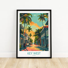 Key West Travel Poster - Florida-This Art World