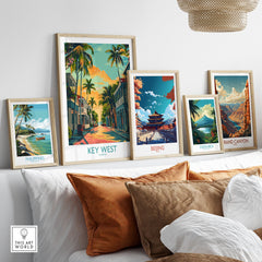 Key West Travel Poster - Florida-This Art World