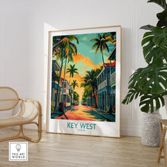 Key West Travel Poster - Florida-This Art World