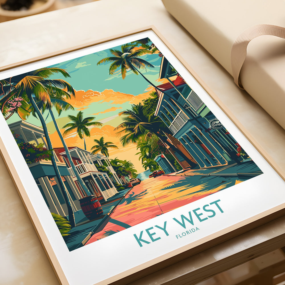 Key West Travel Poster - Florida-This Art World