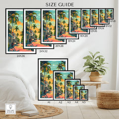 Key West Wall Art Print - Florida Travel Poster-This Art World