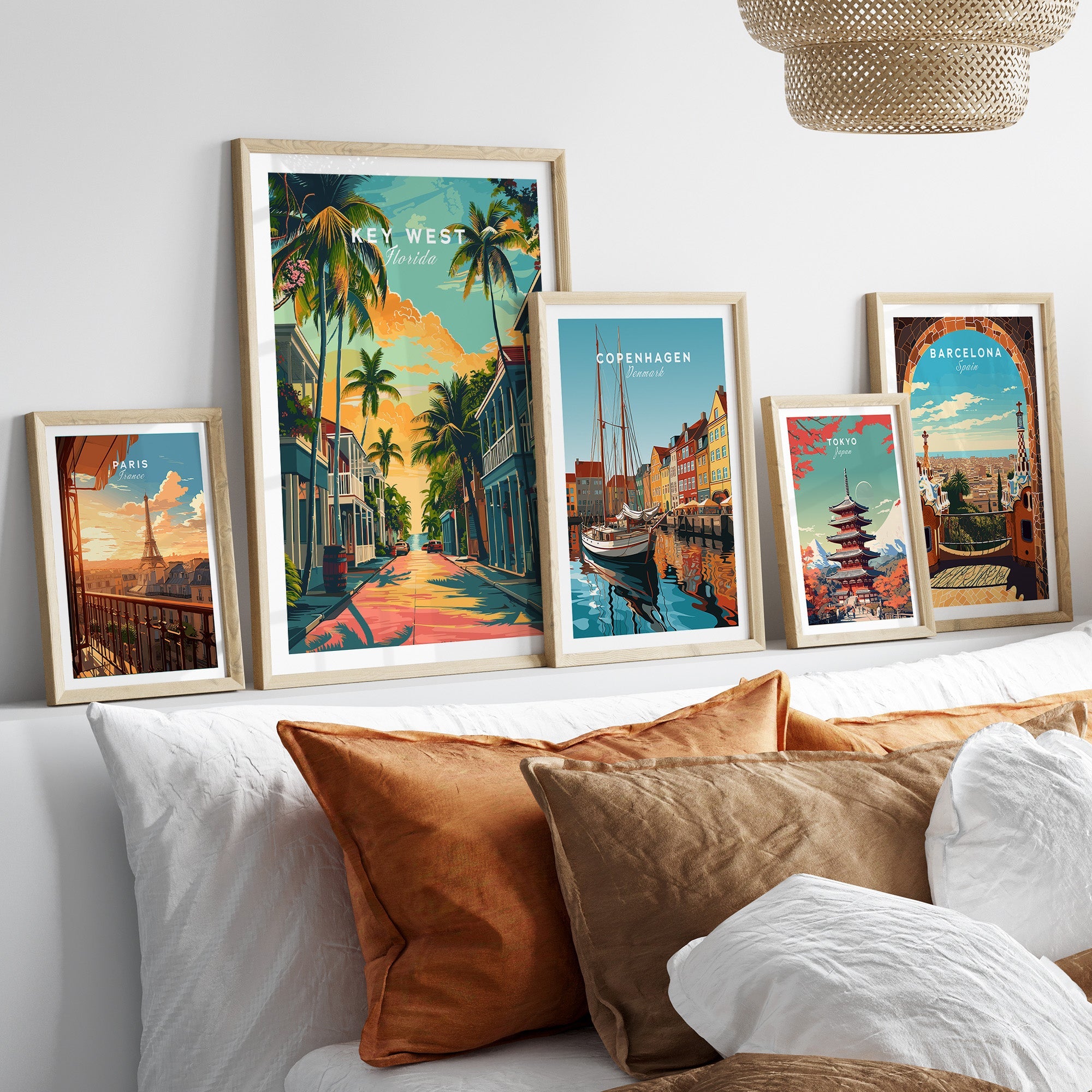 Key West Wall Art Print - Florida Travel Poster-This Art World
