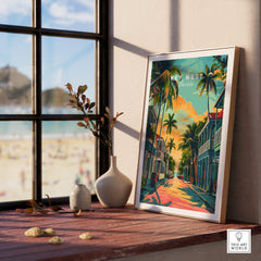 Key West Wall Art Print - Florida Travel Poster-This Art World