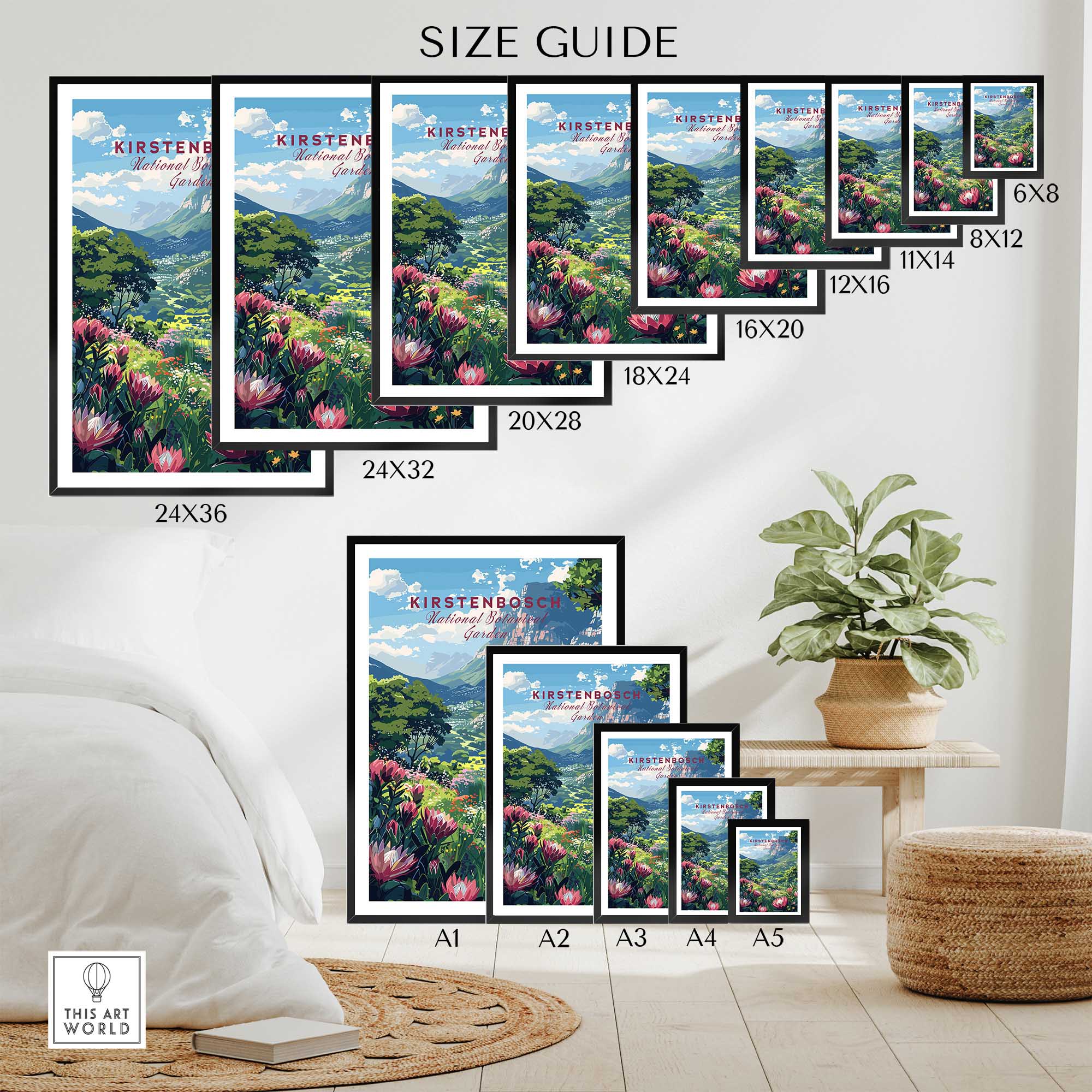 Kirstenbosch Botanical Gardens Print-This Art World