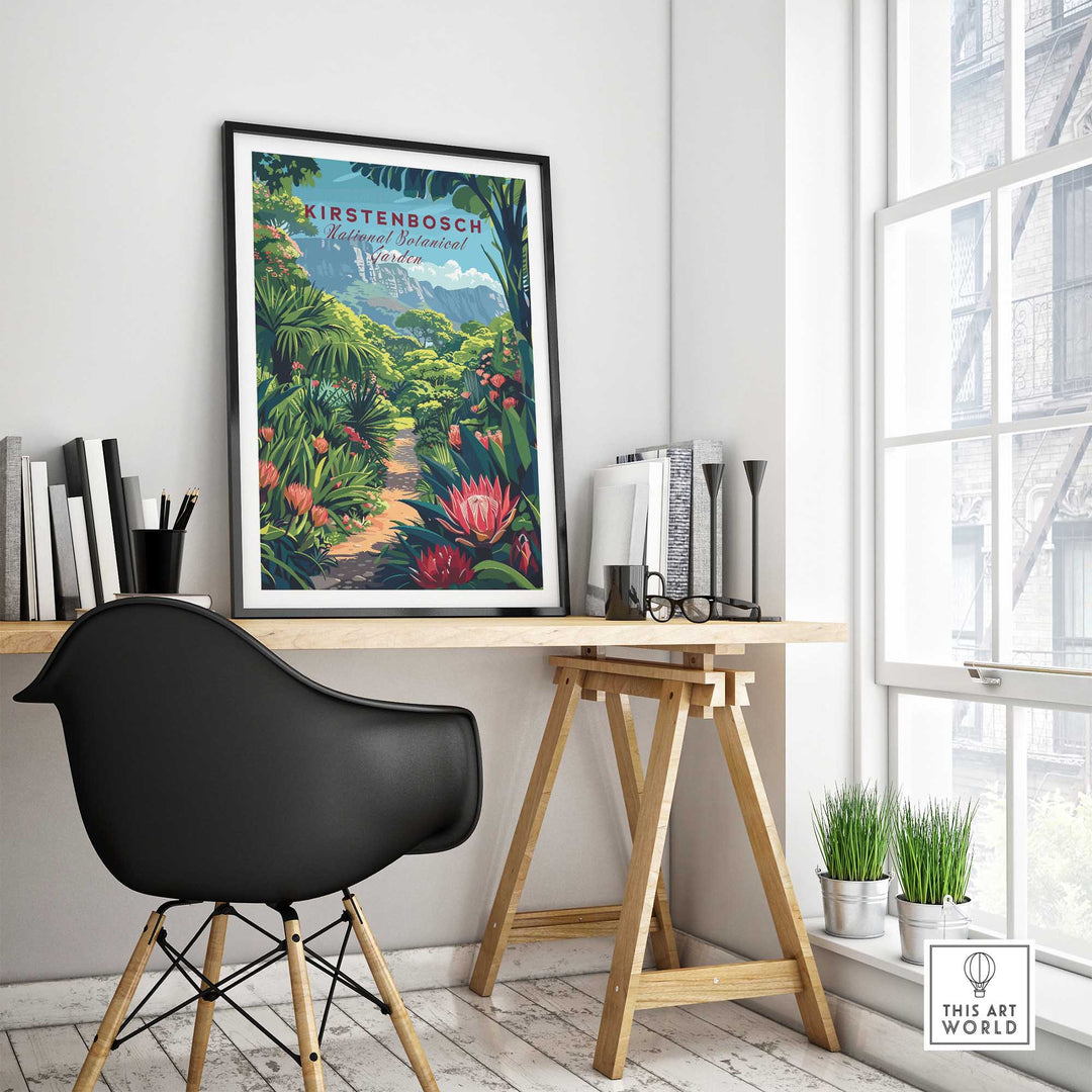 Kirstenbosch Poster Botanical Gardens-This Art World