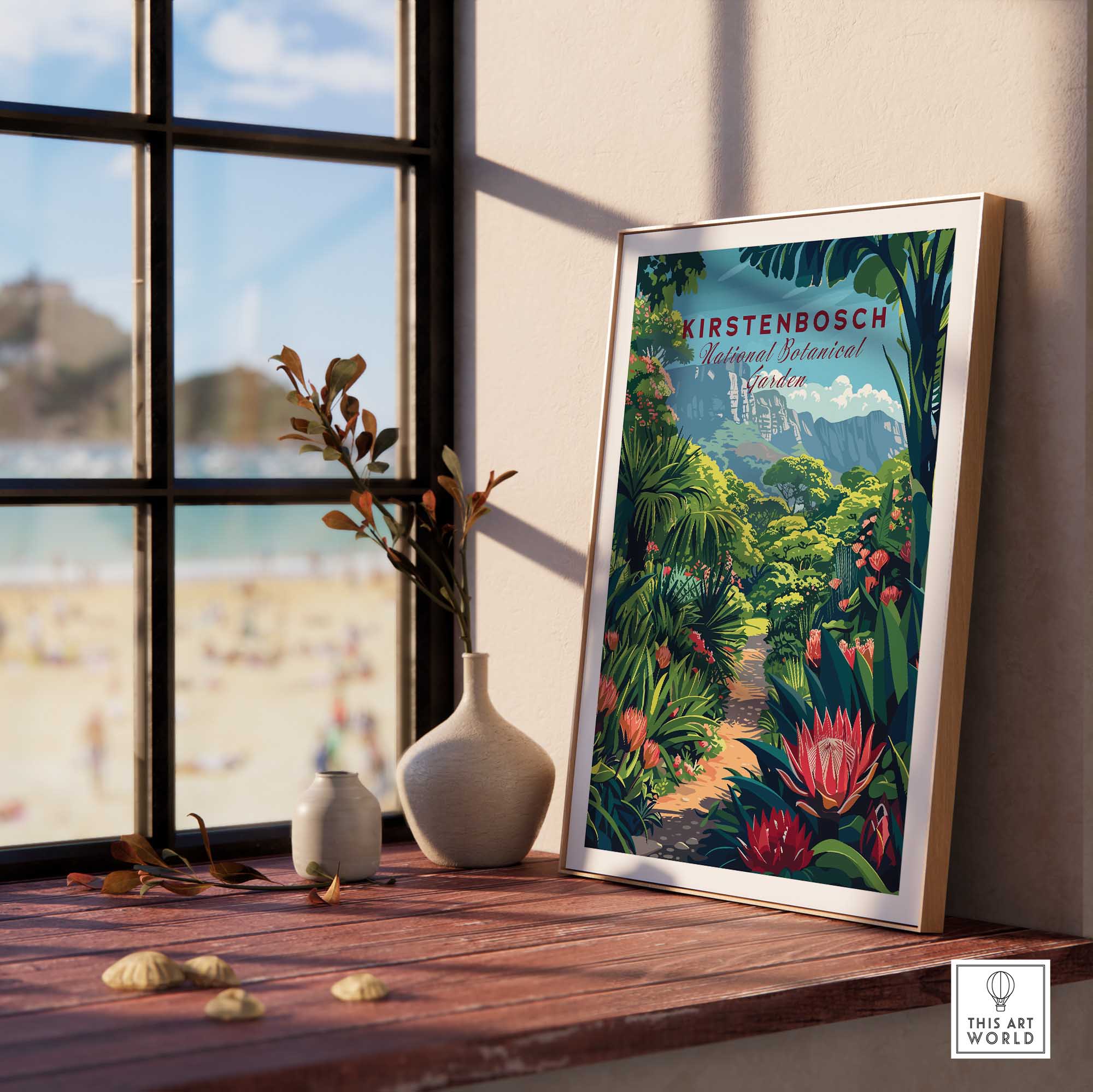 Kirstenbosch Botanical Gardens Poster | Nature Decor