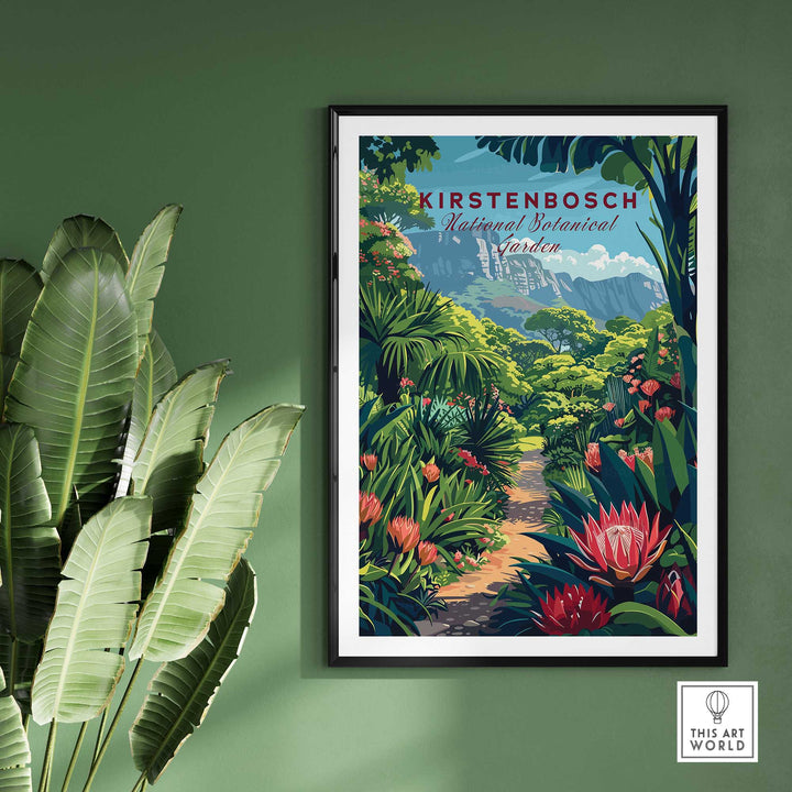 Kirstenbosch Poster Botanical Gardens-This Art World