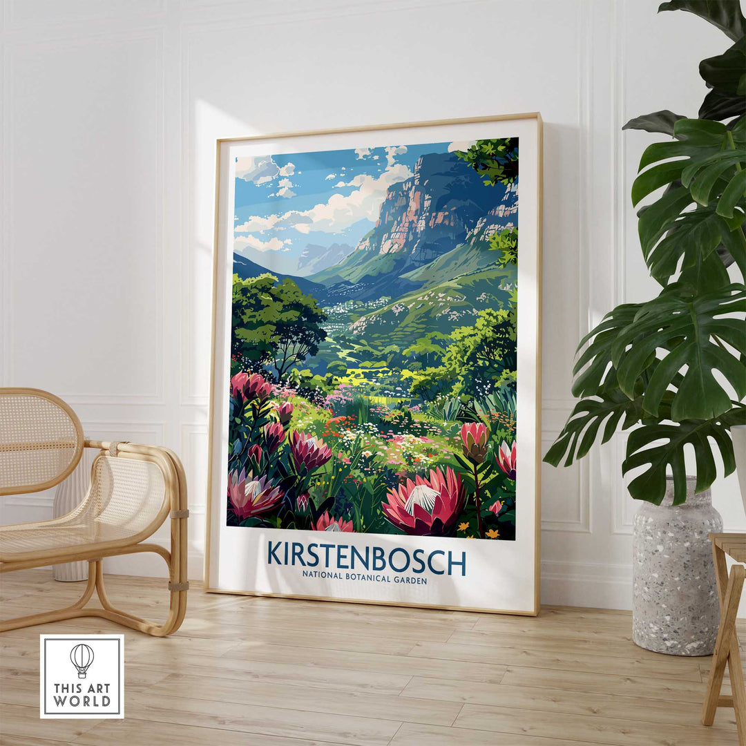 Kirstenbosch Travel Poster-This Art World