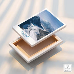 Kluane National Park Wall Art Canvas Print showcasing stunning mountain landscapes in a modern canvas design.