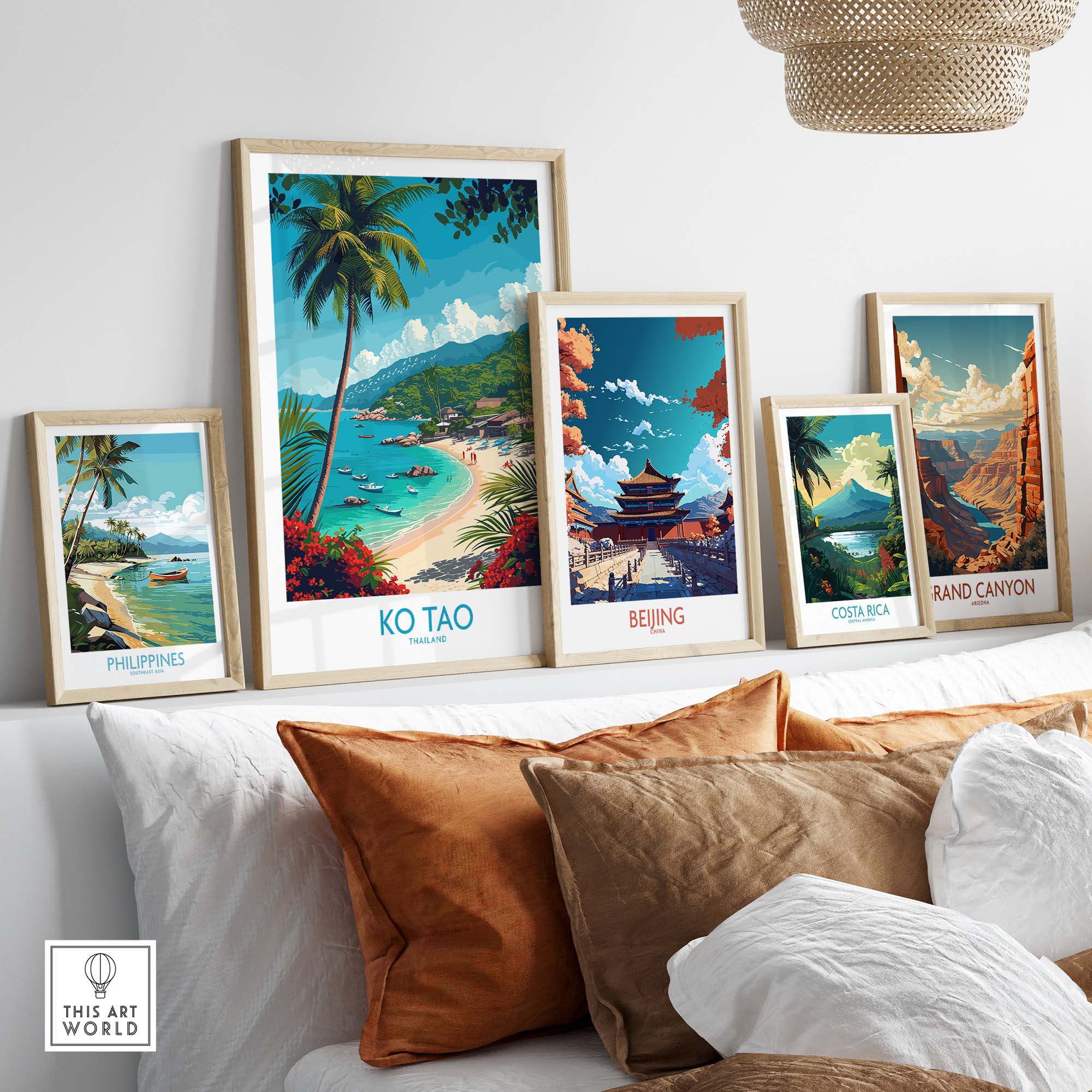 Ko Tao Poster Thailand part of our best collection or travel posters and prints - This Art World