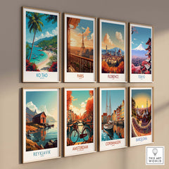 Ko Tao Poster Thailand part of our best collection or travel posters and prints - This Art World