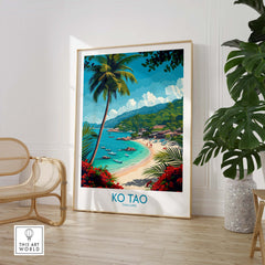 Ko Tao Poster Thailand part of our best collection or travel posters and prints - This Art World