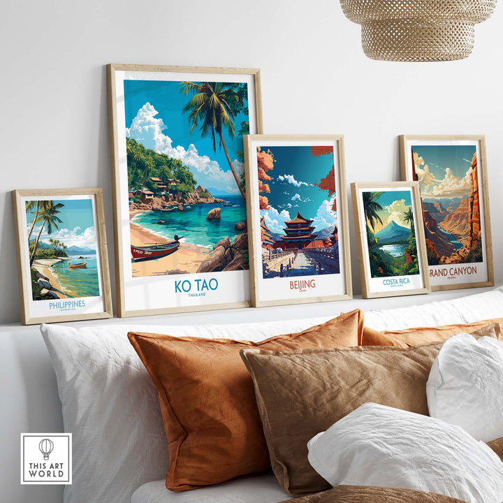 Ko Tao Print Thailand part of our best collection or travel posters and prints - This Art World