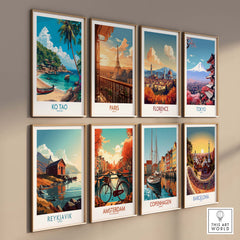 Ko Tao Print Thailand part of our best collection or travel posters and prints - This Art World