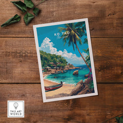 Ko Tao Travel Poster part of our best collection or travel posters and prints - This Art World
