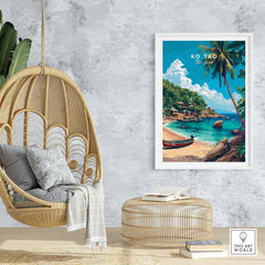 Ko Tao Travel Poster part of our best collection or travel posters and prints - This Art World