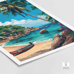 Ko Tao Travel Poster part of our best collection or travel posters and prints - This Art World