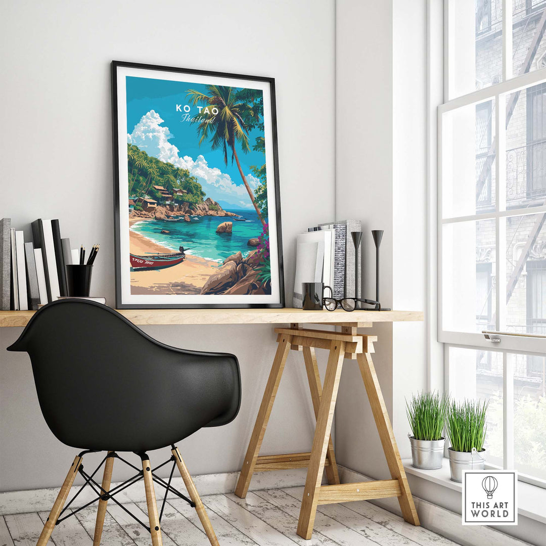 Ko Tao Travel Poster part of our best collection or travel posters and prints - This Art World