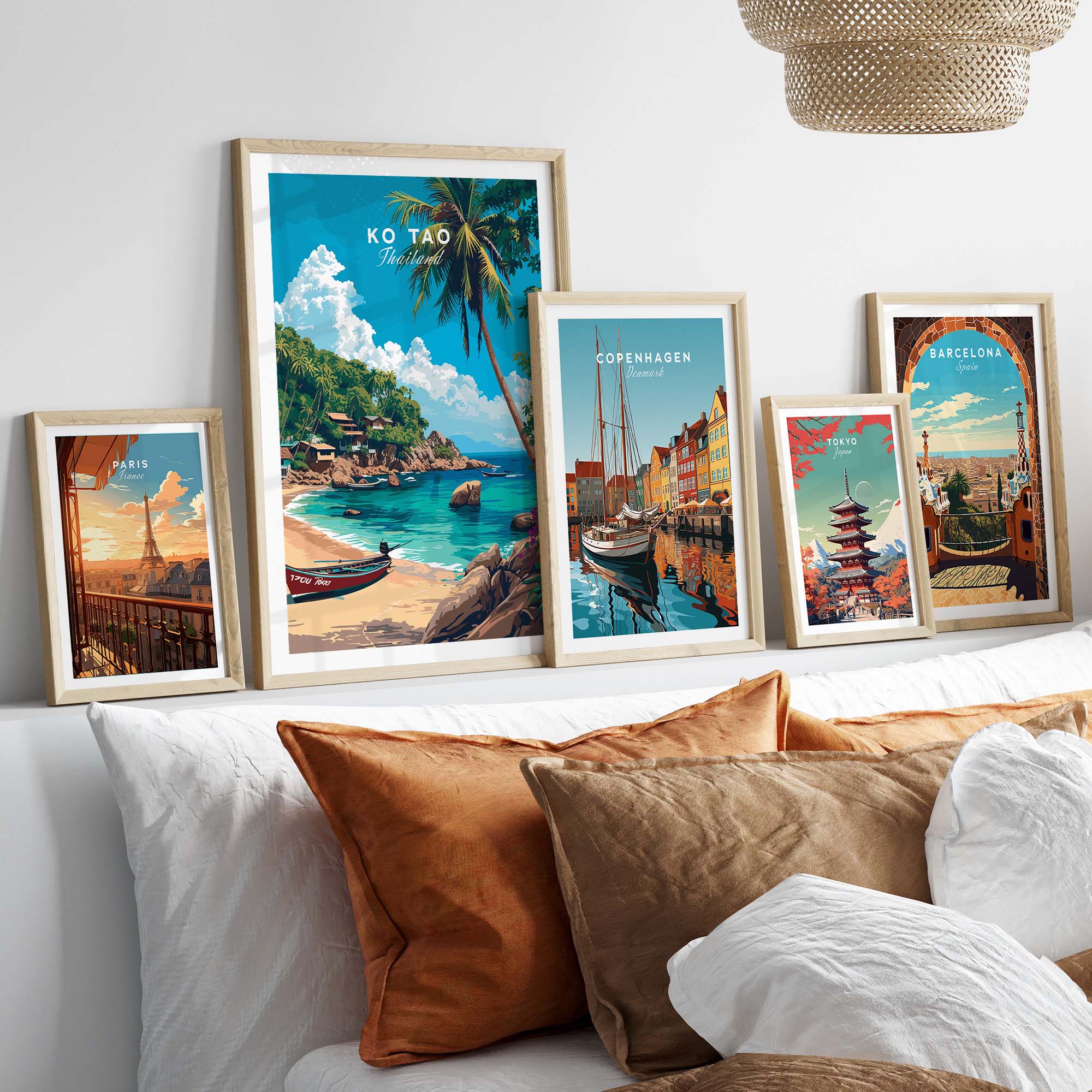 Ko Tao Travel Poster part of our best collection or travel posters and prints - This Art World