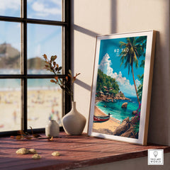 Ko Tao Travel Poster part of our best collection or travel posters and prints - This Art World
