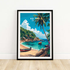 Ko Tao Travel Poster part of our best collection or travel posters and prints - This Art World