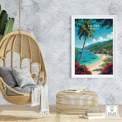 Ko Tao Wall Art Thailand part of our best collection or travel posters and prints - This Art World
