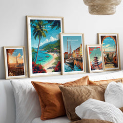 Ko Tao Wall Art Thailand part of our best collection or travel posters and prints - This Art World