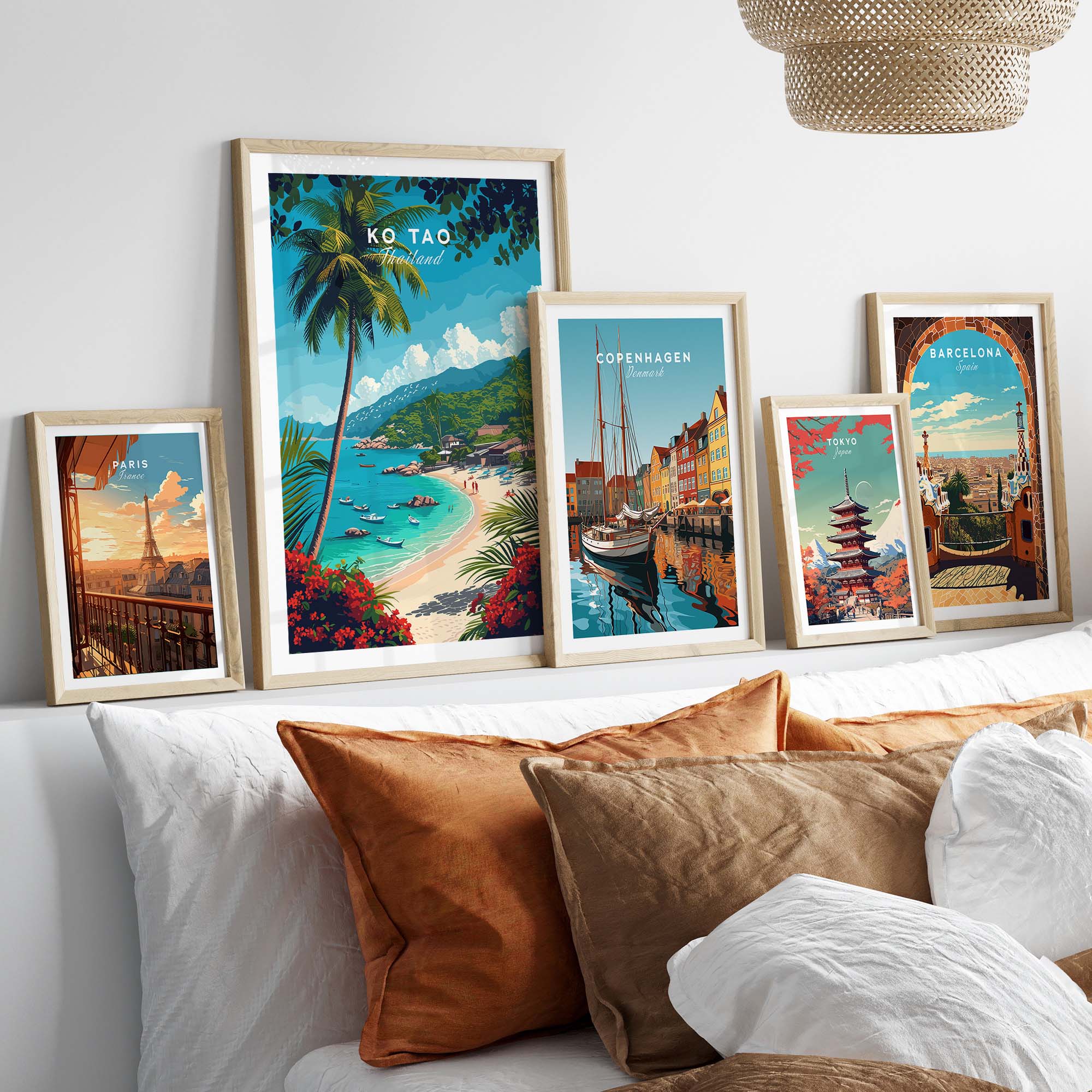 Ko Tao Wall Art Thailand part of our best collection or travel posters and prints - This Art World