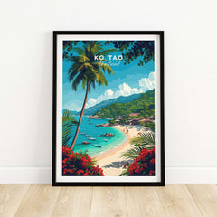 Ko Tao Wall Art Thailand part of our best collection or travel posters and prints - This Art World