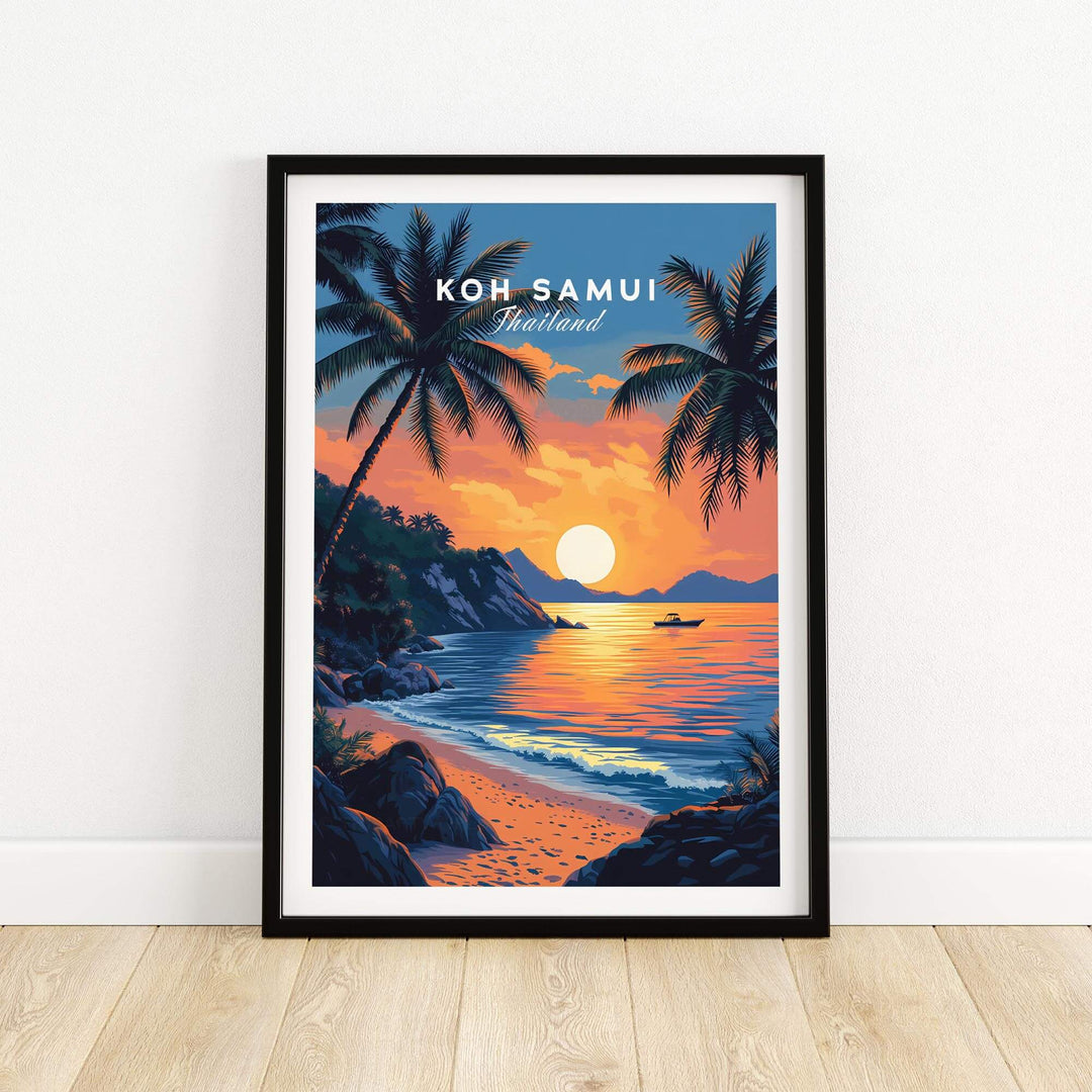 Koh Samui Thailand Travel Print