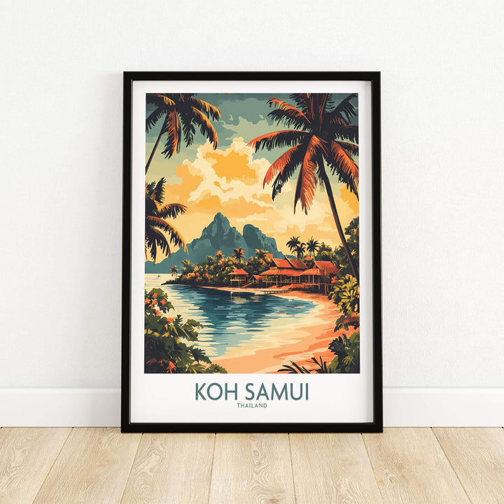 Koh Samui Travel Poster