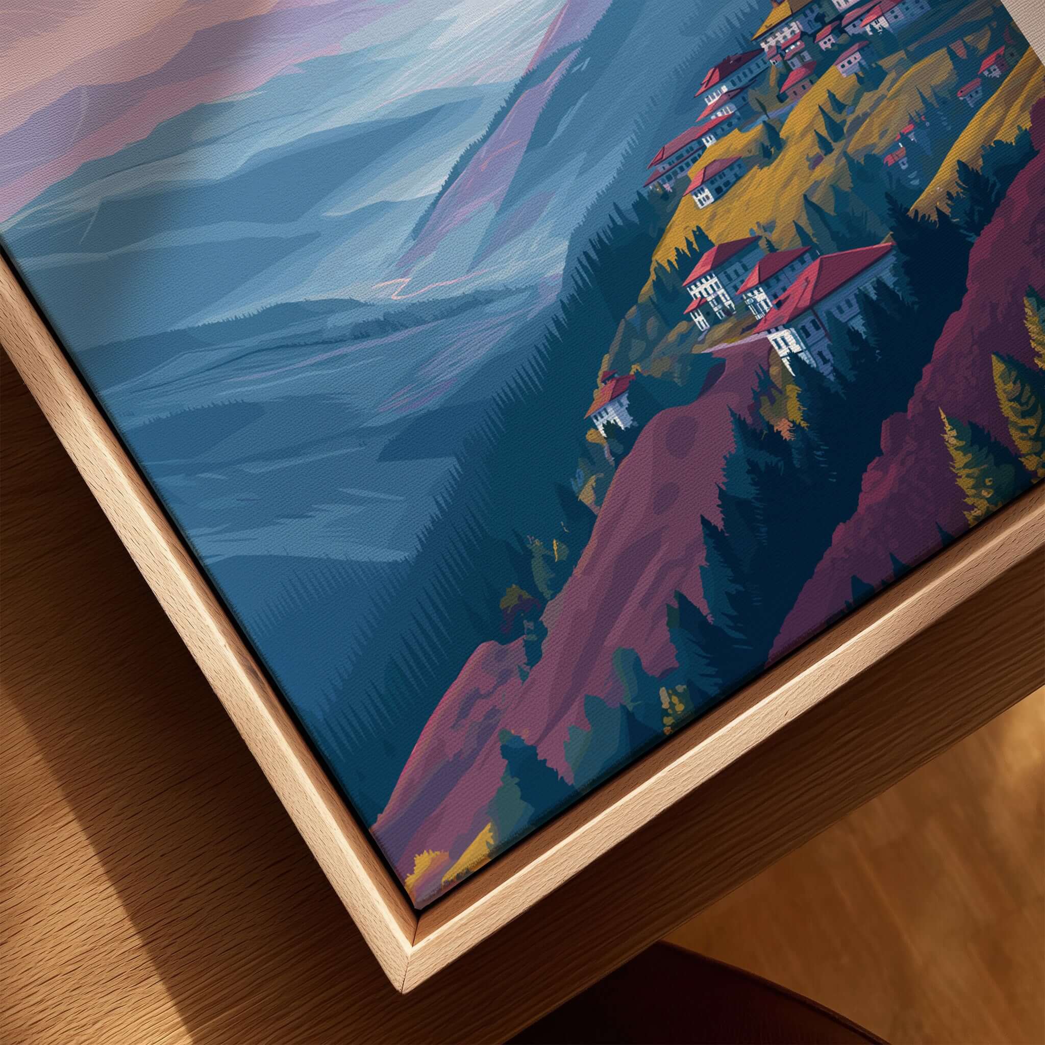 Kosovo Pristina Region Canvas Print | Balkan Home Decor showcasing vibrant Balkan landscape and cultural elements.