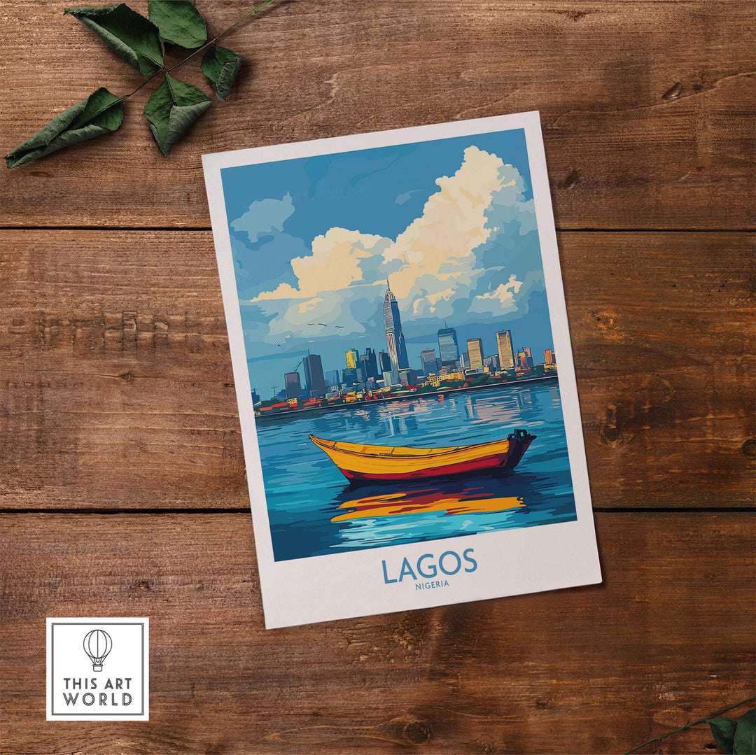 Lagos Travel Poster Nigeria