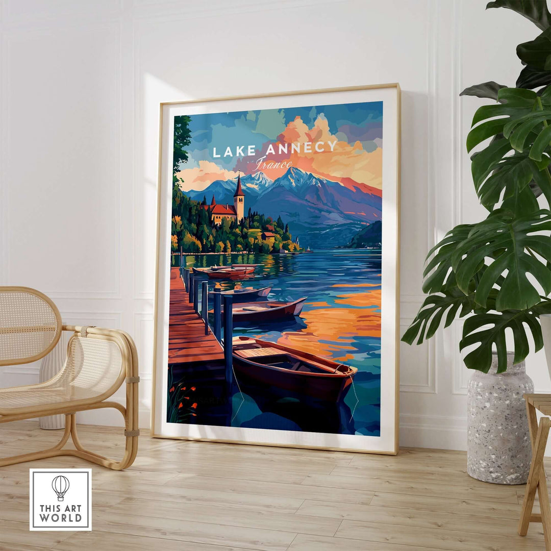 Lake Annecy Wall Art