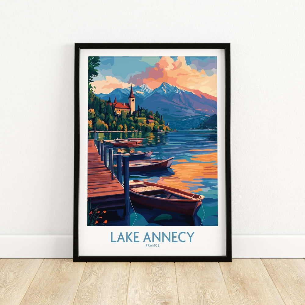 Lake Annecy Wall Art Print