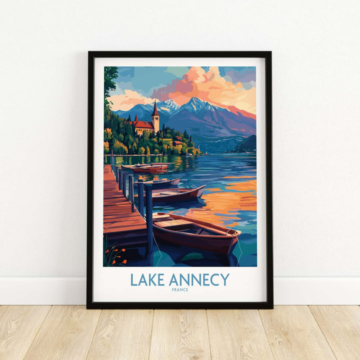 Lake Annecy Wall Art Print