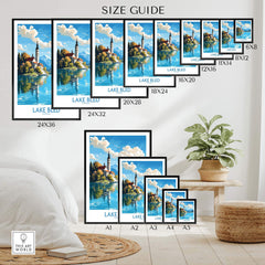 Lake Bled Art Print part of our best collection or travel posters and prints - This Art World